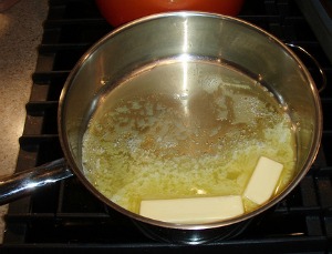 melting butter