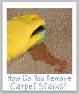 removing carpet stains