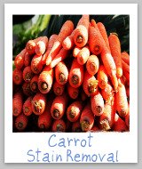 carrot stain removal