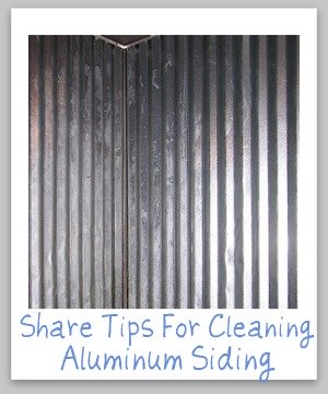 cleaning aluminum siding