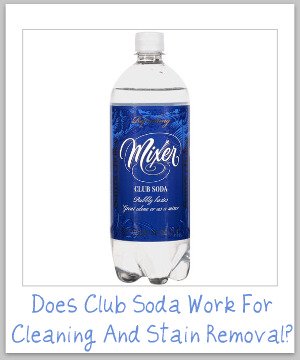 Does club soda work for removing stains? Find out the myth from the facts {on Stain Removal 101}