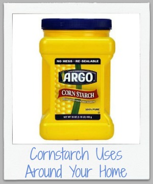 cornstarch uses around your home