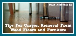 crayon on wood floor