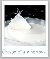 cream stain removal
