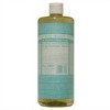 Dr. Bronner's liquid castile soap, unscented