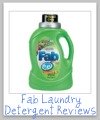 fab laundry detergent reviews