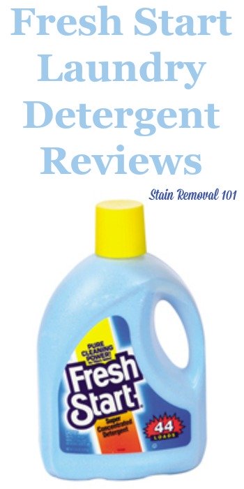 Here is a comprehensive guide about Fresh Start laundry detergent, including reviews and ratings of this brand of laundry supply. In addition, readers share where they can find this detergent to buy it! {on Stain Removal 101}