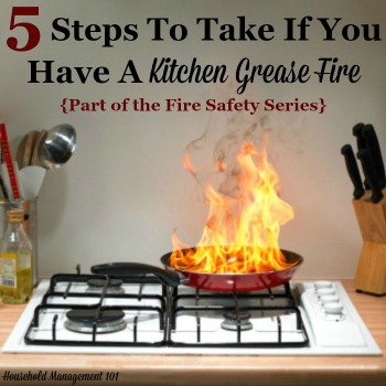 5 steps to take if you have a kitchen grease fire