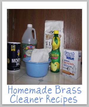Homemade brass cleaner and polish recipes {on Stain Removal 101}