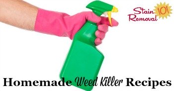 Homemade weed killers recipes