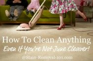 how to clean anything