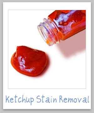 ketchup stain removal