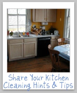 kitchen cleaning hints