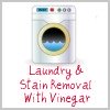 laundry and stain removal with vinegar