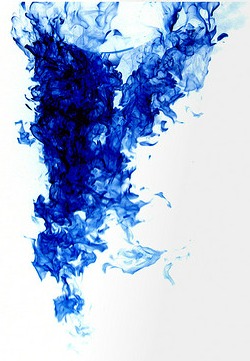 blue ink