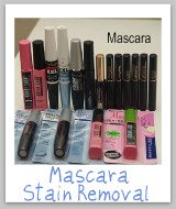 mascara stain removal