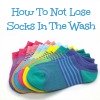 how to not lose socks in the wash