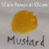 mustard stain