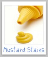 remove mustard stains