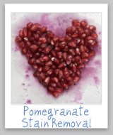 pomegranate juice stain