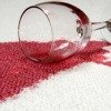 red wine spill on carpet