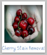 cherry juice stain removal