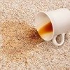 spilled coffee on carpet