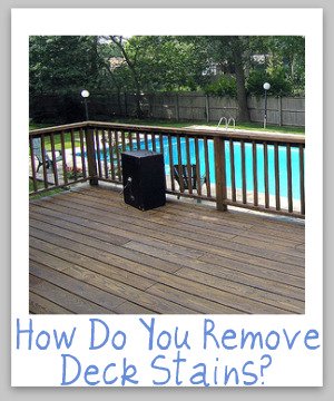 removing deck stain
