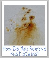 removing rust stain