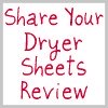 share your dryer sheets review here