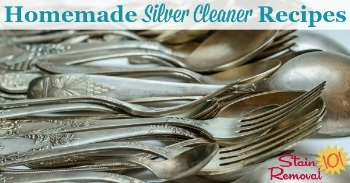 Homemade silver cleaner recipes