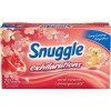 snuggle sweet blossom and pomegranate scent dryer sheets