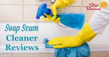 Soap scum cleaner reviews