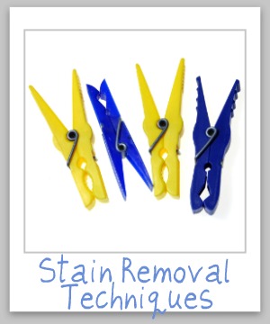 Top 9 stain removal techniques for removing virtually any type of stains {on Stain Removal 101}