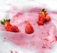 strawberry stains