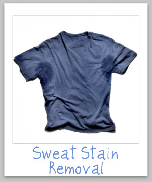 sweat stain removal