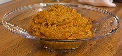 mashed sweet potatoes