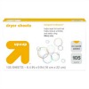 Target Up & Up dryer sheets, unscented