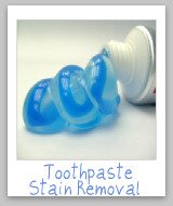 toothpaste stain removal
