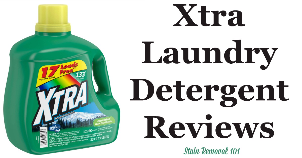 Here is a comprehensive guide about Xtra laundry detergent, including reviews and ratings of this brand of laundry supply, including different scents and varieties {on Stain Removal 101}