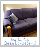 clean upholstery