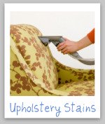 cleaning upholstery