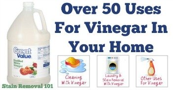 Over 50 uses for vinegar in your home Over 50 uses for vinegar in your home