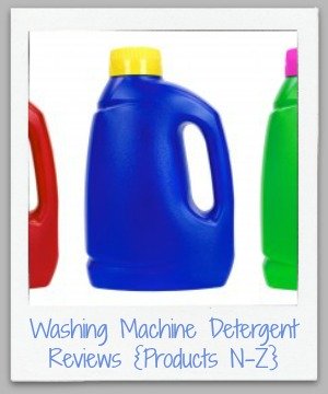 Washing Machine Detergent Reviews: Products From N-Z - reviewed by real people, at Stain Removal 101