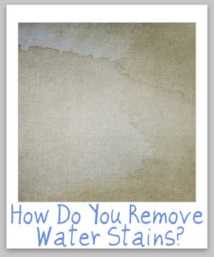 water stain removal
