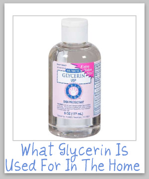 Glycerin isn't a well known homemade cleaning product ingredient, but it can do quite a few different cleaning and laundry tasks around your home. Find out what in the article.