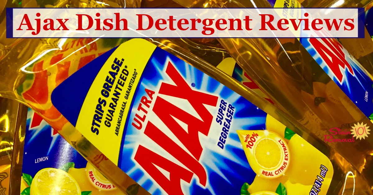 Ajax dish detergent reviews: Does this low cost brand work well enough? {on Stain Removal 101}