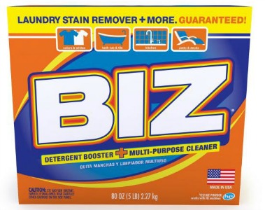 New packaging for BIZ powder