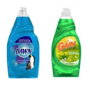 Gain Lemon Zest Dishwashing Liquid