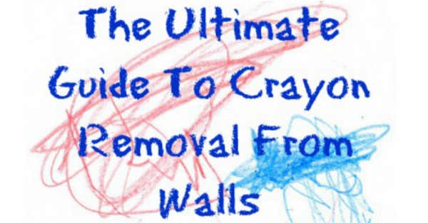 Lots and lots of tips and instructions for crayon removal from walls {on Stain Removal 101}
